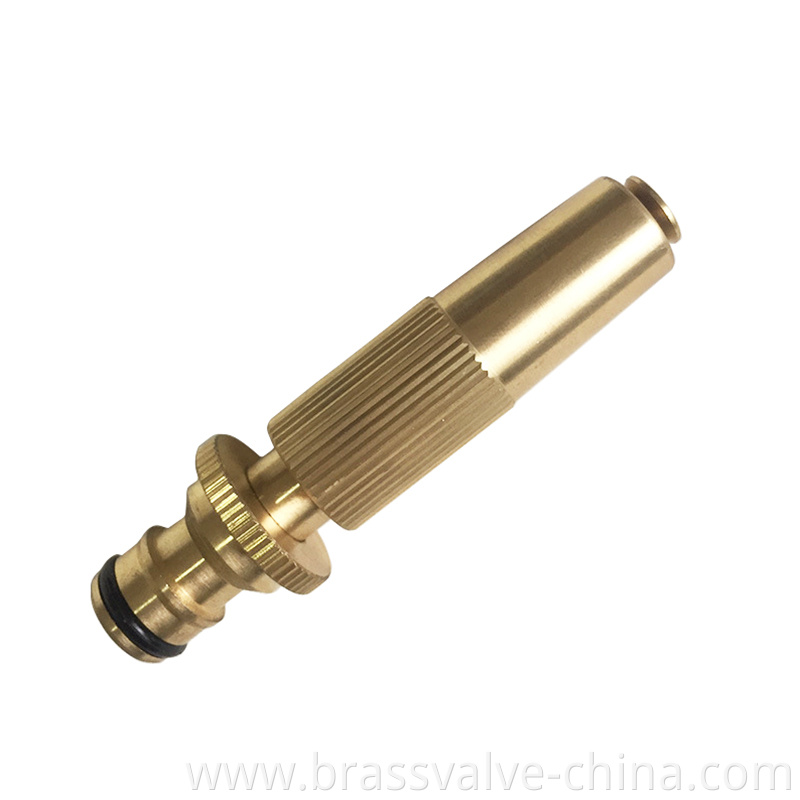 Brass Garden Hose Power Nozzle H725 Jpg